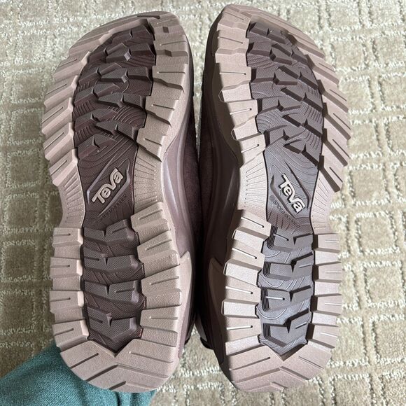 Teva Hurricane Daybreaker Slip On Shoe Women's 9 Deep mahogany/ Rose smoke EUC - Picture 6 of 7